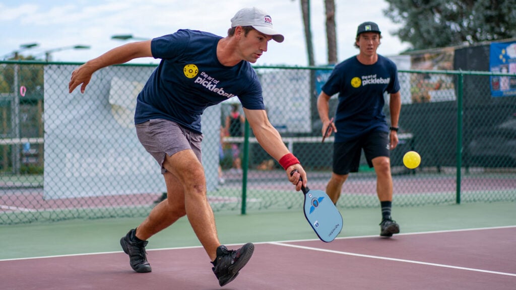 Serving in Pickleball with Three Players
