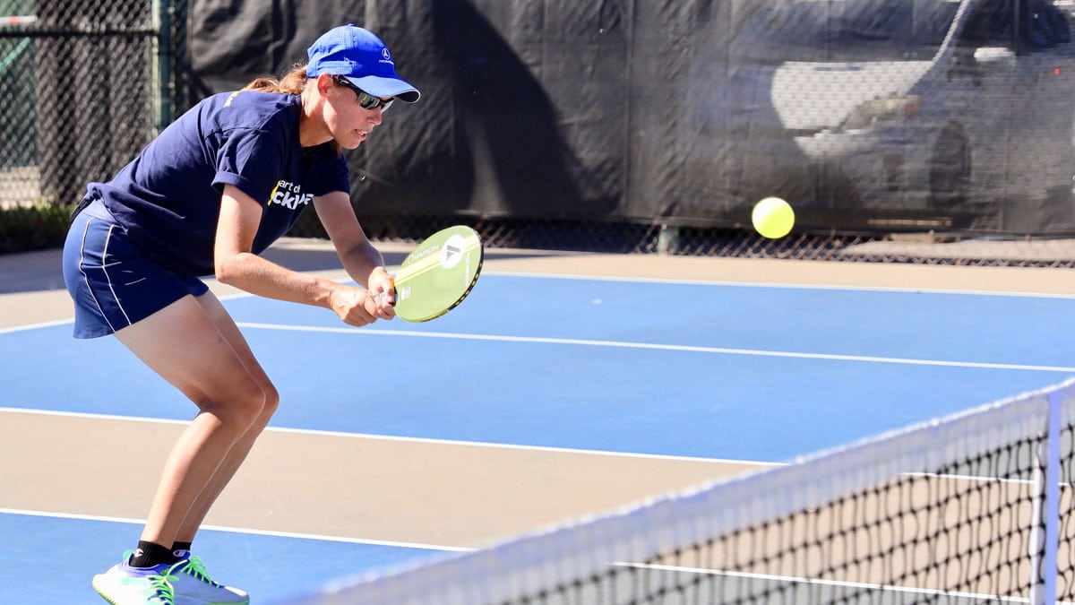 How to Hit in the Kitchen Drill with Two Pickleball Players