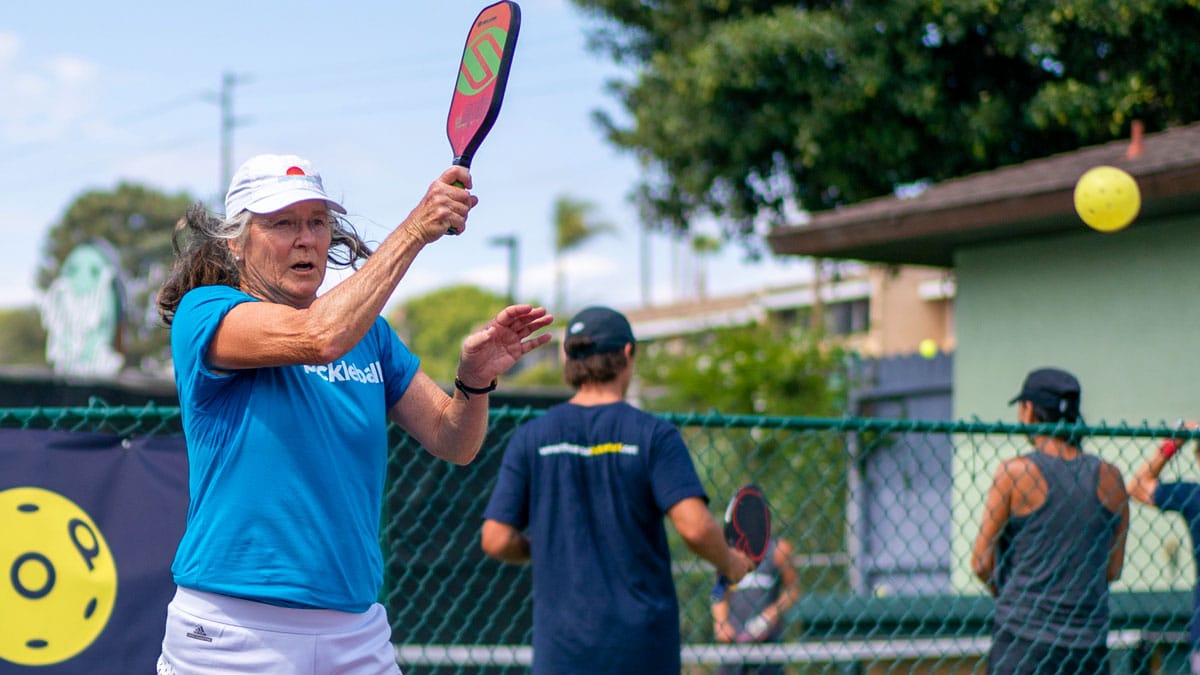 2 on 1 Pickleball Drill With Three Players