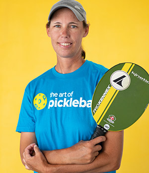 Pickleball coach Gee Gee Garvin
