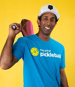 Pickleball coach Jerry Jayapal