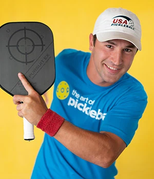 Pickleball coach Rob Cassidy