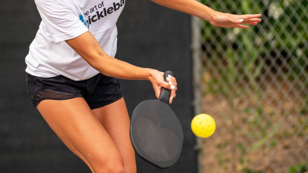 Learn a Pickleball Serve Return with a Backhand Shot